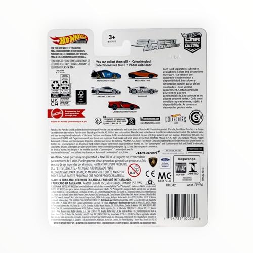 Hot Wheels Pagani Zonda R Car Culture miniatura 2