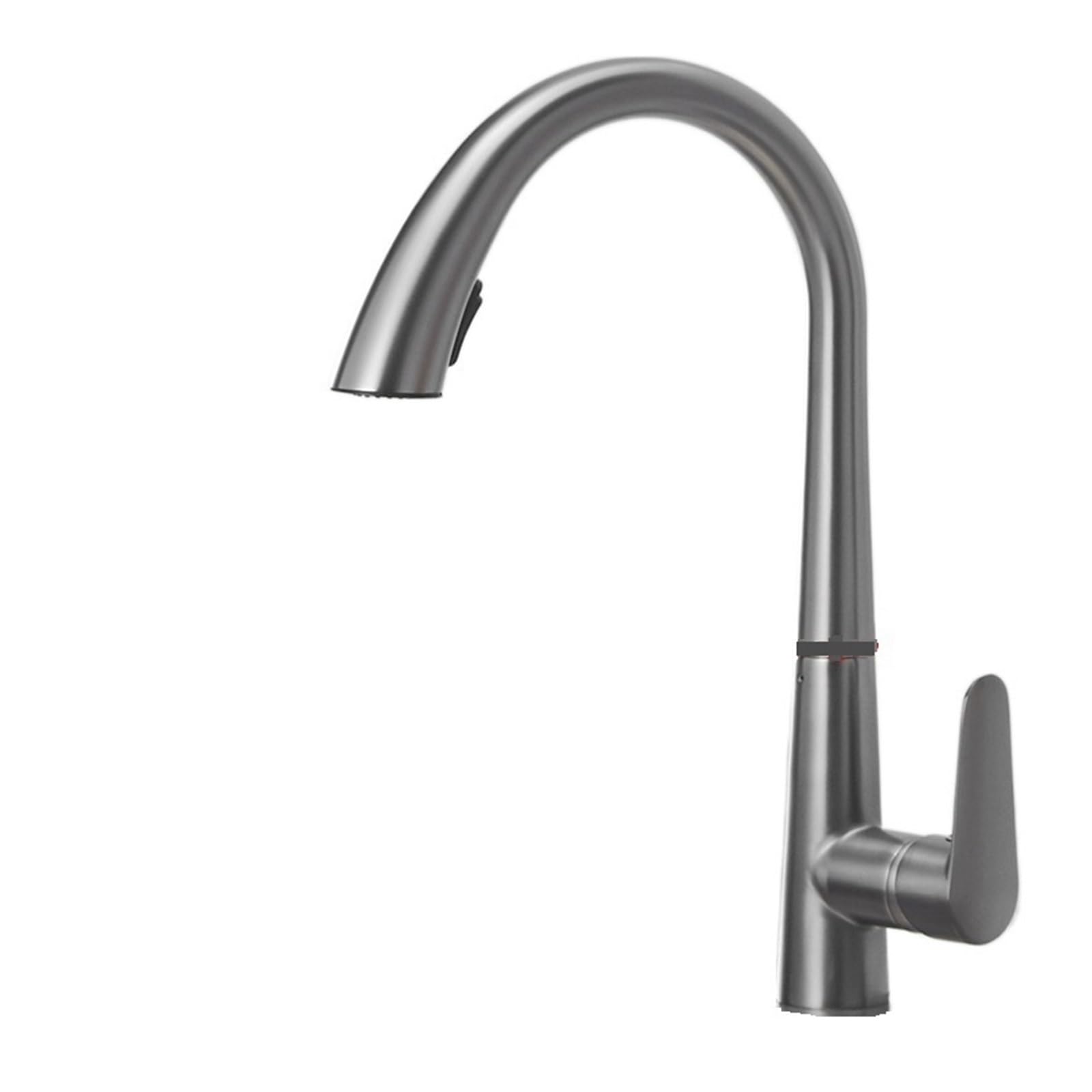 Robinet de cuisine extractible rotatif pour un nettoyage d'évier fluide