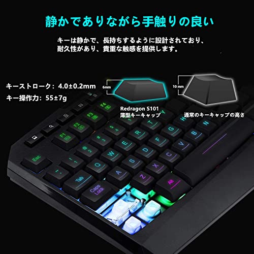 Redragon『S101GamingKeyboardandMouseCombo』