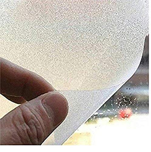 Image of AGOG Bedroom Privacy Window PVC Waterproof Vinyl Frosted Glass Film Sheets Sticker (White)