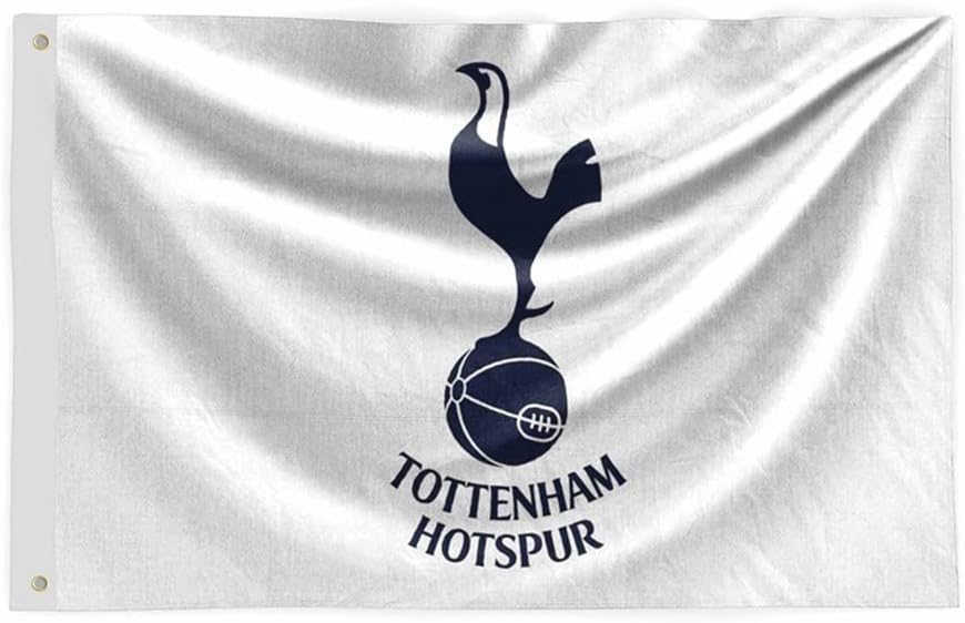 Tottenham Hotspur F.C. Flag CC, White, 5x3