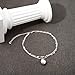 Bheop Ankle Bracelets for Women 925 Sterling Silver Plated Anklets for Women Waterproof Boho Fresh Water Pearl Charm Pendant Beaded Foot Chain Set Dainty Summer Beach Jewelry Gifts Non Tarnish
