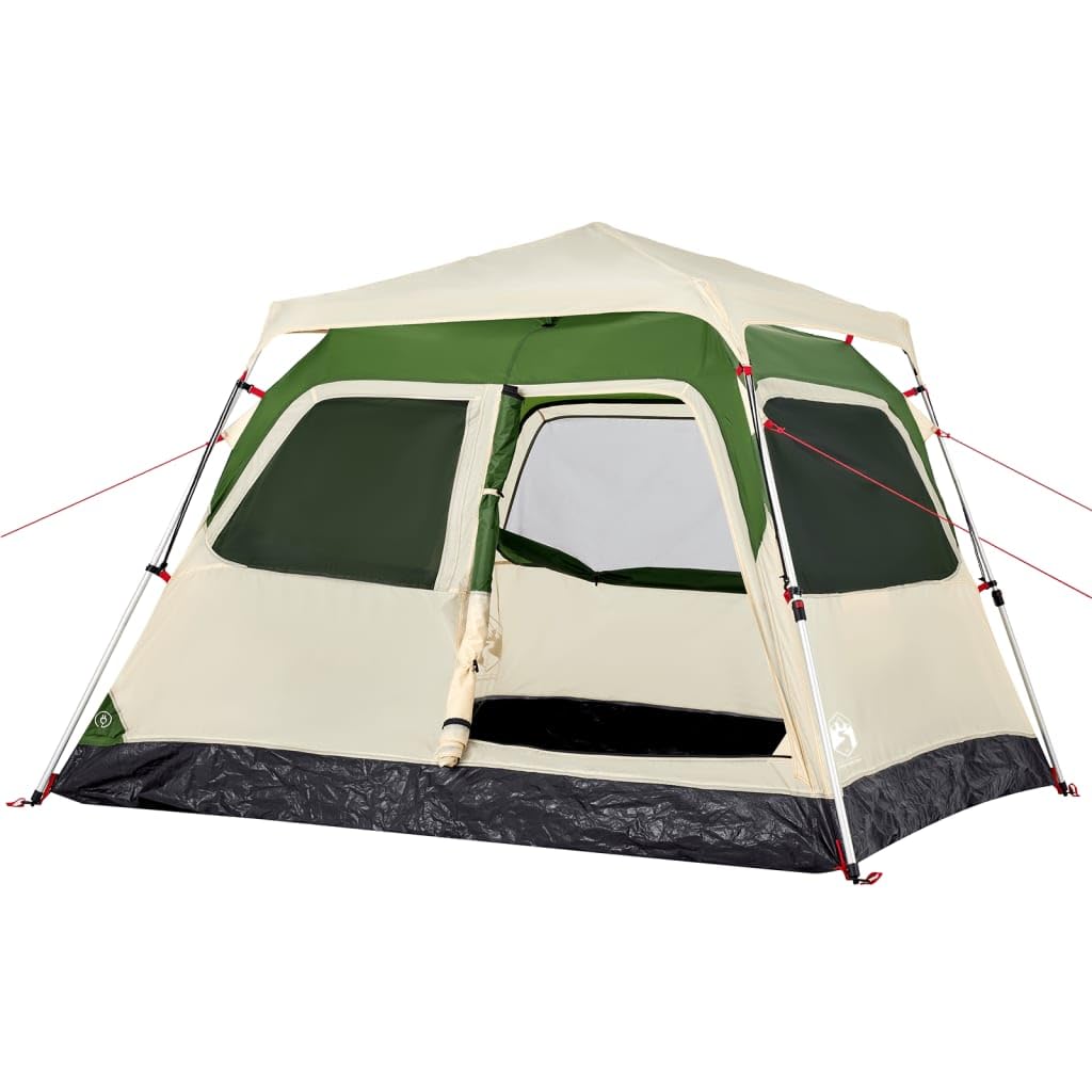 Namiot festiwalowy, namiot biwakowy, turystyczny, kempingowy, kopułowy, rodzinny, 6 osób, niebieski, Quick Release na kemping, podróż, trekking, do ogrodu