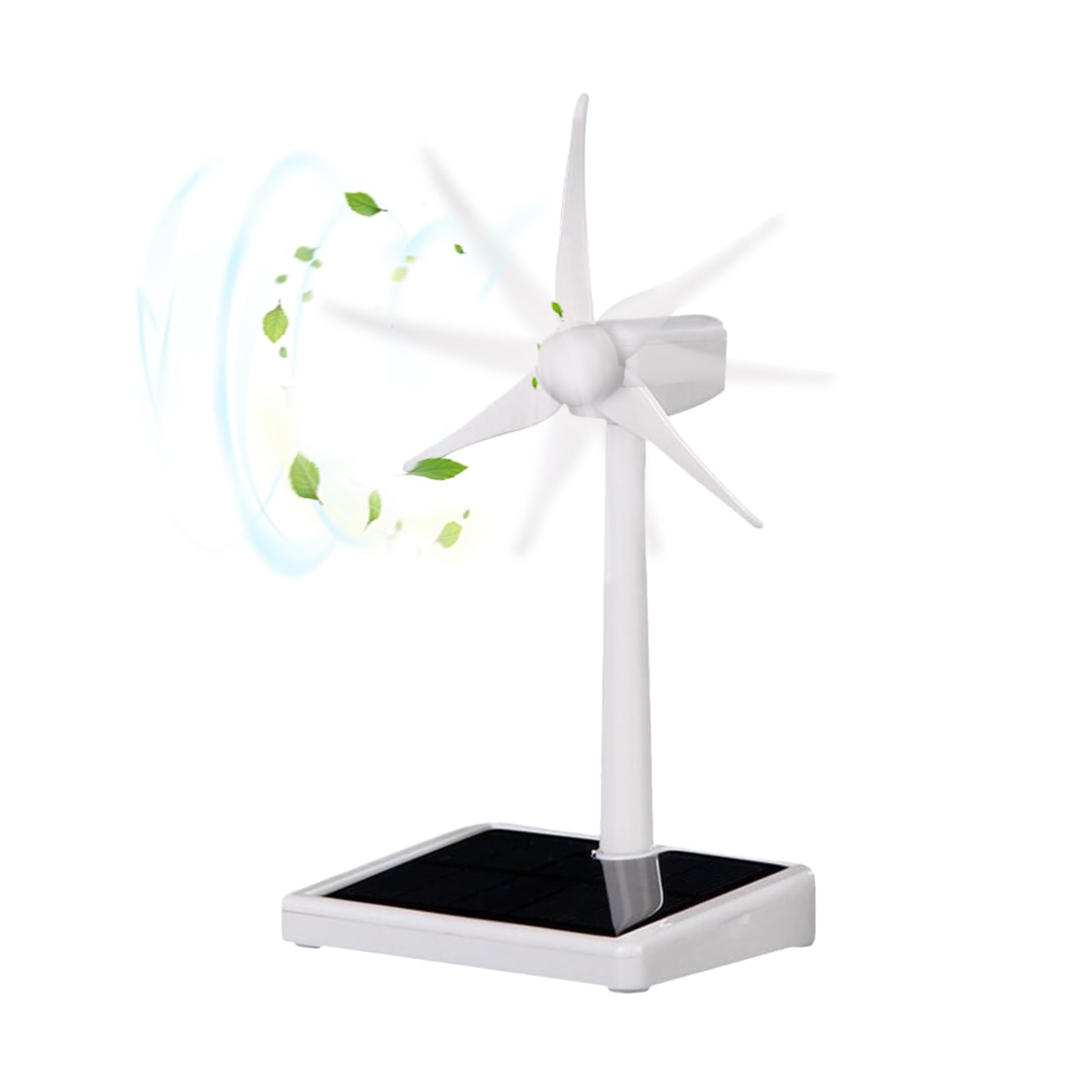 Mulino a vento ad energia solare, kit scientifico delle energie rinnovabili, ornamento rotante da scrivania con pannello fotovoltaico, struttura robusta ed ecologica, ideale per posto di lavoro