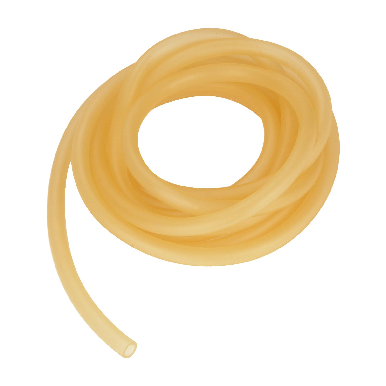 StonyLab Amber Rubber Tubing, 3/8 inch OD, 1/4 inch ID, 6 Feet, 12 Months Warranty