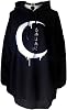 CHICFOR Women Hoodies Black Goth Top Coat Long Sleeve Crop Top Hoodie BF Style Coat Jackets