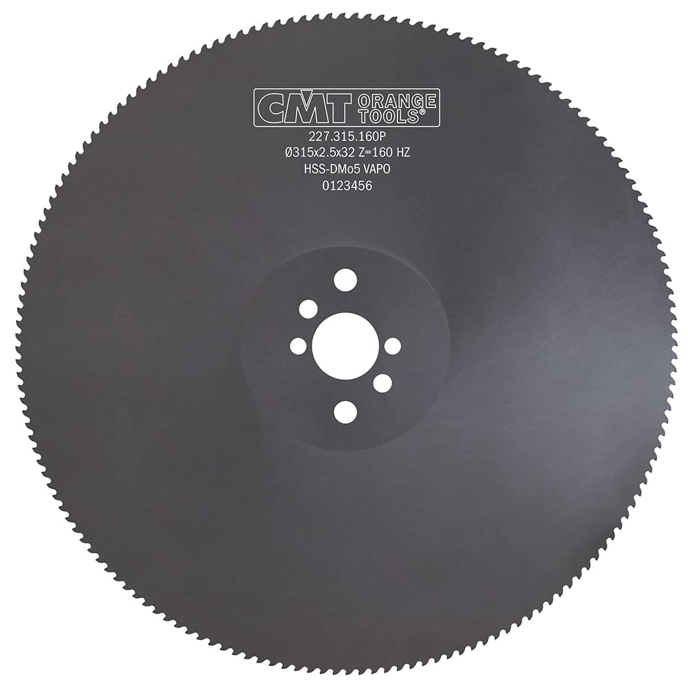 CMT ORANGE TOOLS 227.315.160P - KREISSÄGEBLÄTTER ZU SCHNEIDEN METALLEN UND STÄHLEN HSS VAPO 315X2.5X32 Z160 HZ-T6