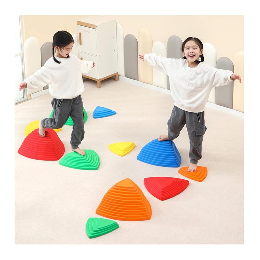 Amazon.com: Kids Balance Stepping Stone Set, Stackable Colorful Game River  Stones, Home Kindergarten Center Obstacle Course Games Toys (Size : 5 PCS)  : Toys & Games