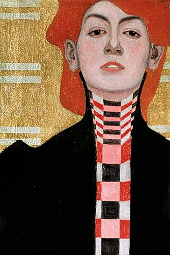 Tableaux graffiti art mural portrait femme Egon Schiele 60x90cm