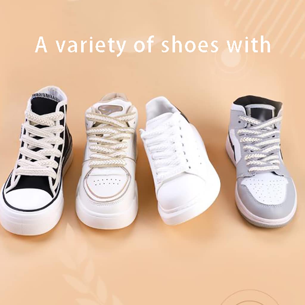 Lacci elastici per scarpe, lacci per scarpe in tela, lacci colorati allargati piatti, lacci piatti per scarpe da ginnastica, lacci per scarpe con orecchie di grano, resistenti all'usura, adatti per