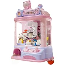 Toy Catcher, Home, Crane, Game Center, Tabletop Game, Plush, House, Coin Included, USB Power & Battery, Educational Toy, Music Production, Lighting, Gacha Machine, Plush, Unbreakable