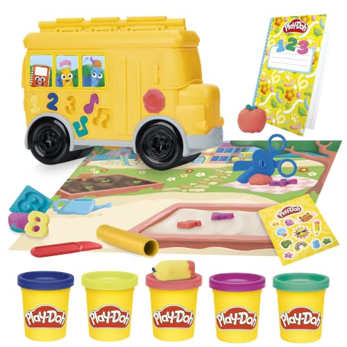Play-Doh School Day Fun Playset, Preschool Toys for Kids 3+, 40+ Accessories for Arts & Crafts Activities, Back to School Classroom Gifts
