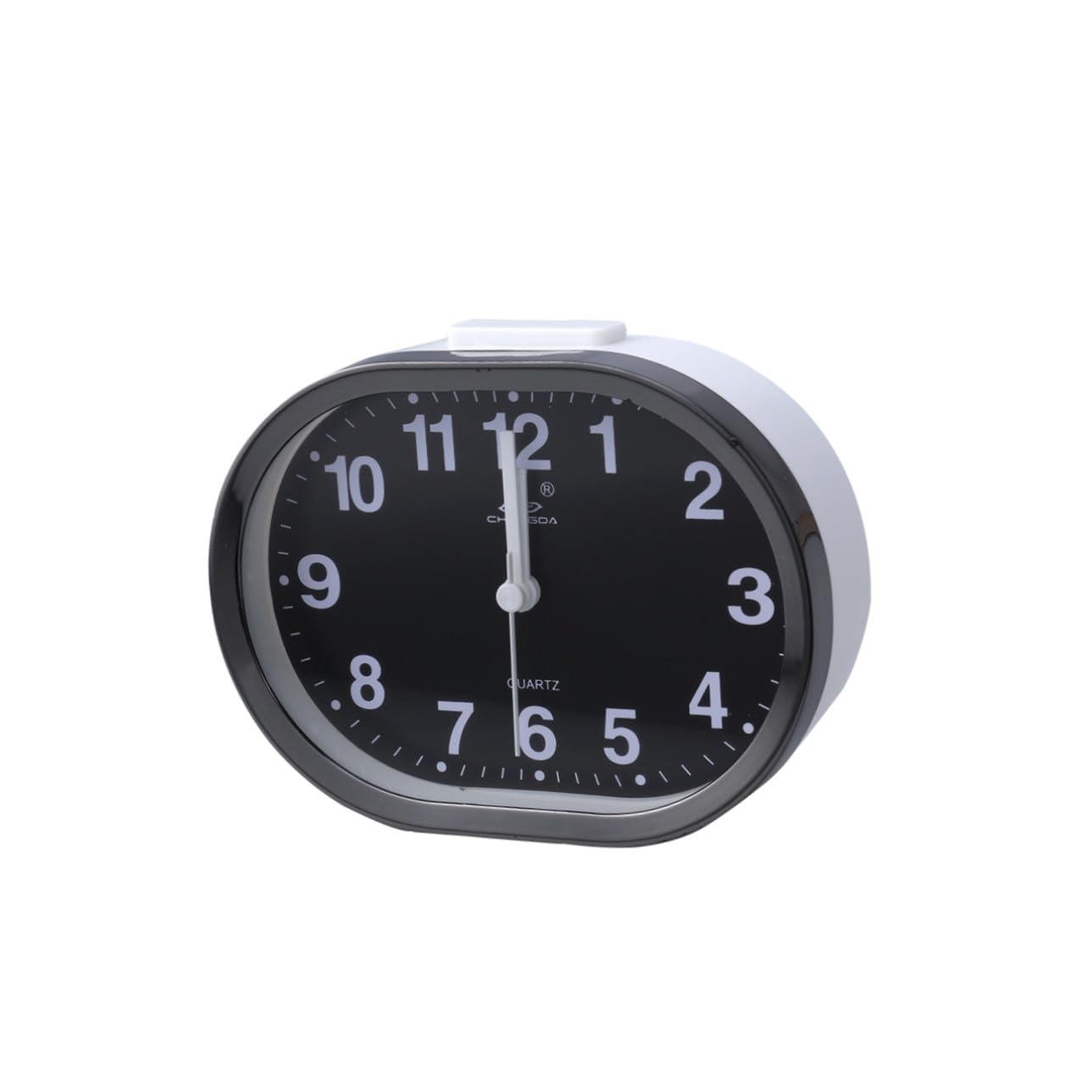 TOPBATHY 3piezas Reloj De Alarma Infantil Electrónico Silencioso Diseño Ovalado Función De Repetición y Luz Despertador De Viaje para Niño Niña Color Aleatorio Negro
