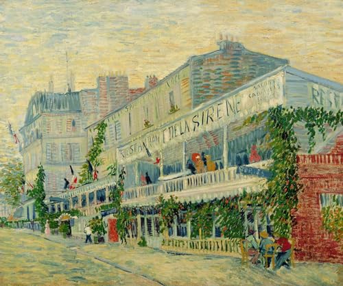 Impression d'art Art Tableau Restaurant De La Sirene Van Gogh sur Toile Premium 60x90