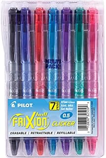 PILOT FriXion Clicker Erasable, Refillable & Retractable Gel Ink Pens, Extra Fine Point
