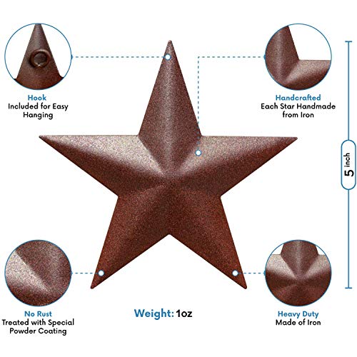 Barn-Star-Metal-Stars-for-Outside-Texas-Stars-Art-Rustic-Vintage-Western-Country-Home-Farmhouse-Wall-Decor-5-Pack-of-6 Barn Star Metal Stars for Outside Texas Stars Art Rustic Vintage Western Country Home Farmhouse Wall Decor 5 Pack of 6