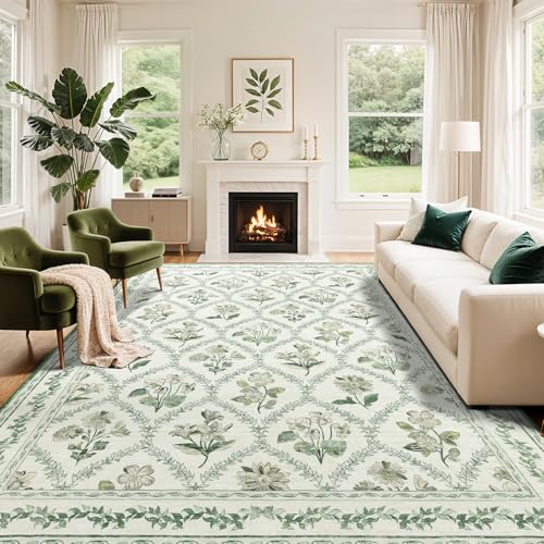 LIANLAM Washable Rug Area Rugs for Living Room - Stain