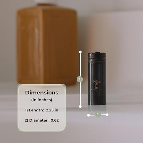 Miniatura 5 de Me Mother Earth Hilo dental de carbón de bambú biodegradable vegano con recipiente recargable de acero inoxidable negro  33 yardas x 2  Hilo dental