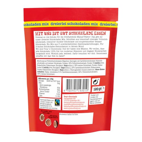 Tony's Chocolonely - Lil'Bits Dreierlei Schokoladen mix 120g