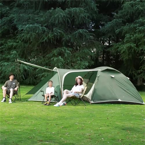 Carpa de camping para 2 personas, color gris miniatura 2