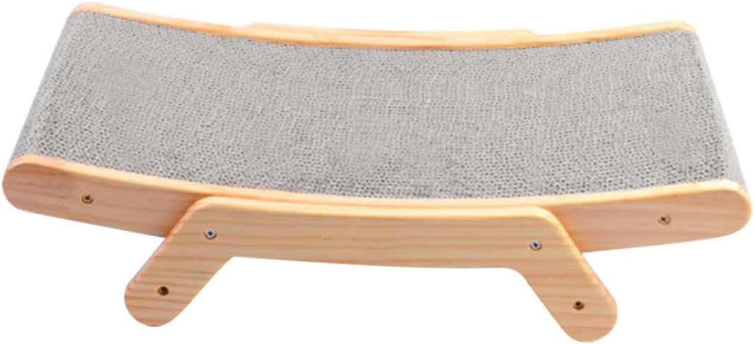 Indoor Cat Scratcher Pad Corrugated Cardboard Cat Scratching Toy for Kittens Protects Furniture Easy to Entertain for Indoor Use