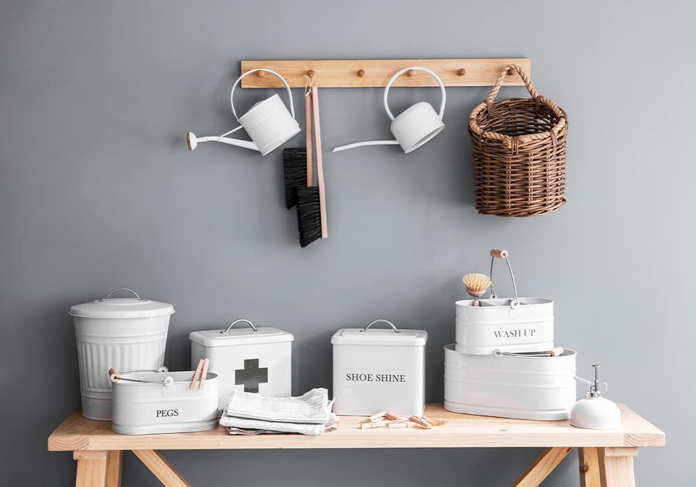 Garden Trading - Annaffiatoio in Gesso per Interni, in Acciaio zincato, 1,1 l