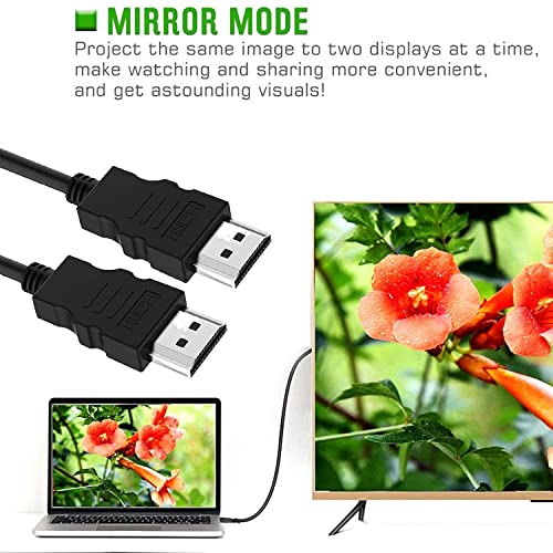 RODMED HDMI Cable 4K High Speed HDMI Cord 10.2 Gbps with Ethernet Support 4K,24Hz for All HDMI Devices, Laptop, Computer, UHD TV, Monitor, Xbox 360, PS4, PS5, Gaming Console (1.5 Meter/ 5 Feet) 4 514VGvUb95L