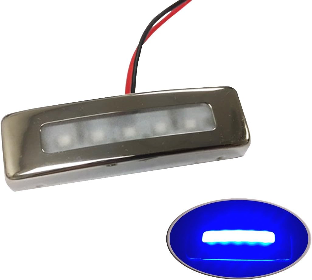 Marine Boat SS 304 Courtesy LED Light in Blue Light from TOP IP67 : Sports & Outdoors