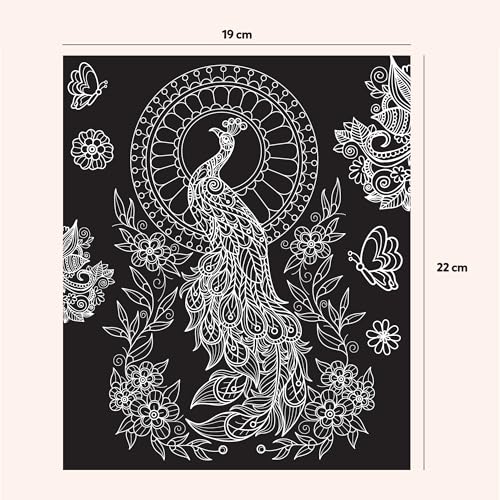 Image of Little Berry DIY Neon Animals & Birds Mandala Art Kit for Girls 9-12 Years | Art & Craft Kit for Girls | Colouring and Painting Set for Kids with 12 Mandala Designs and Sketch Pens | Gift Set for Kids Age 9+