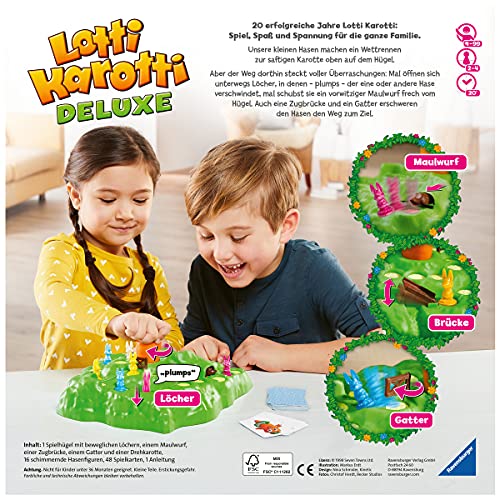 Ravensburger Kinderspiele 20811 - Lotti Karotti Deluxe - Wettlaufspiel für 2 bis 4 Spieler ab 4 Jahren – Bild 7