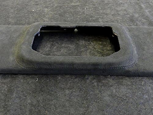 RedlineGoods Windshield Header Compatible with Ford Mustang 2005-09. Tailor Made - not Universal. Genuine top-Grade Italian Black Suede (Alcantara) with Silver Thread