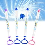 Dubydu Lot de 4 Pistolets à Eau Enfants Effet Feu d’Artifice, Pistolet à Eau Haute Pressio...