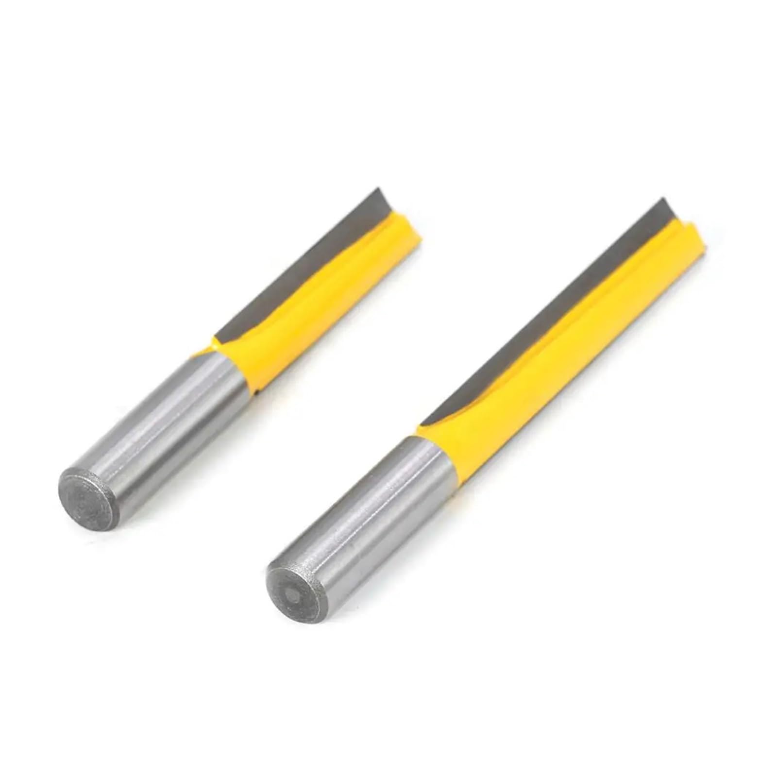 1/2PCs 12mm 1/2inch Shank Long Cleaning Bottom Engraving Bit Solid Carbide Router Woodworking Tools CNC Milling Cutter Endmill(2pcs 12mm Shank)