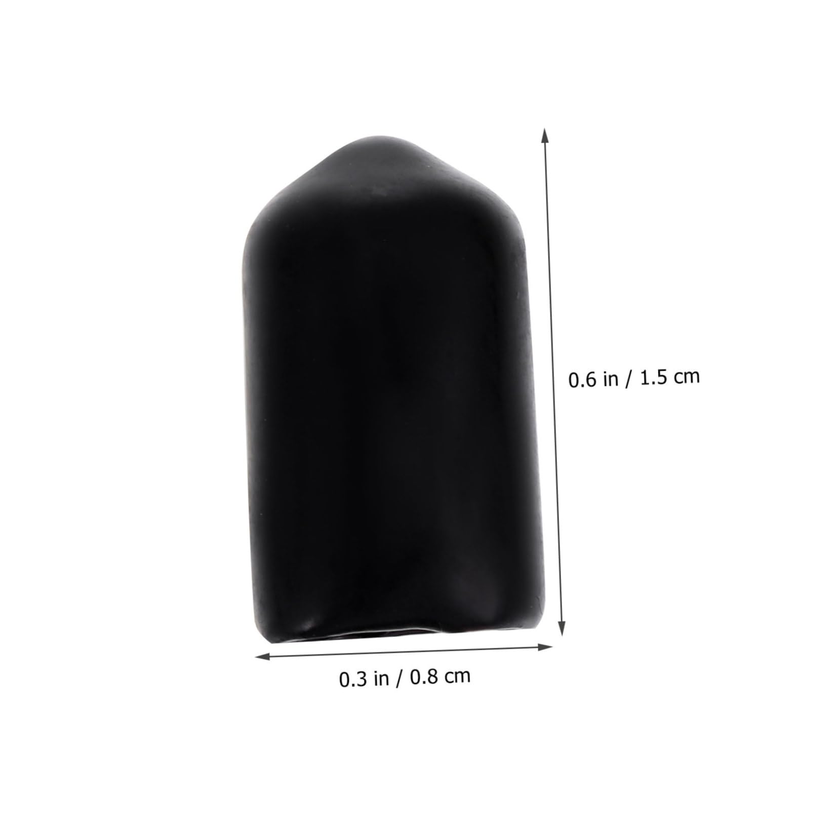 Alipis 200pcs Black Rubber Thread Protector Tube Caps for Screws Insulated End Caps for Bolt Safety Covers for Furniture Feet and Tubing Easy to Install Protection