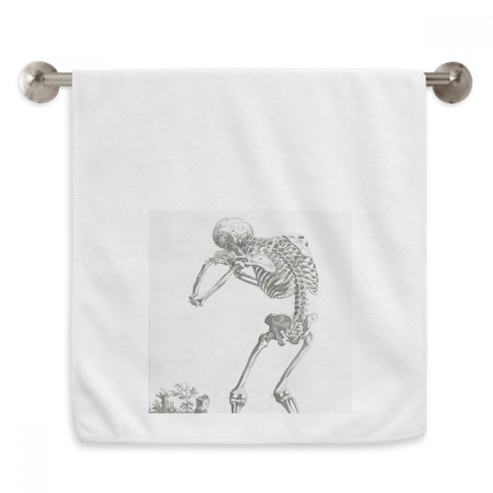 Serviette corps humain 13x29 pour une salle de bain originale