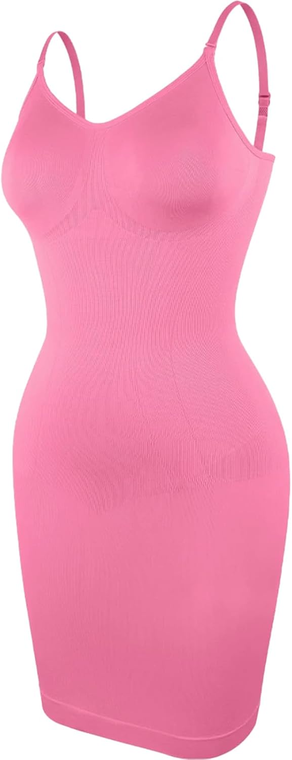 Ladies Suspender Dress Shaper Slim Fit Sexy Tummy Control Full Slips Breathable Body Shaper Fashion