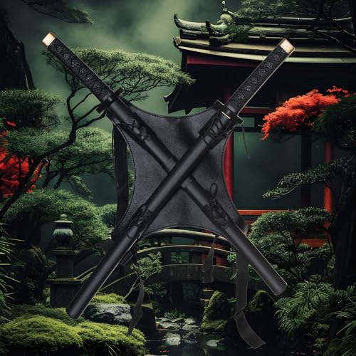 UNDERWRAPS Ninja Katana Backpack Set - Ninja Toy Weapons for Kids, Adult Halloween Accessories, Prop Ninja Katana Set, Faux Toy Weapons for Adults (30\'\')