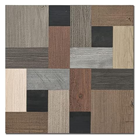 KASARO 9-Sheet Triangle Peel and Stick Backsplash Tiles, Square Cover