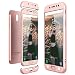 Produktbild CE-Link für Samsung Galaxy J7 2017 Hülle Hardcase 3 in 1 Handyhülle Ultra Dünn 360 Grad Full Body Schutz Schutzhülle Elegant Stoßfest Bumper - Rosegold