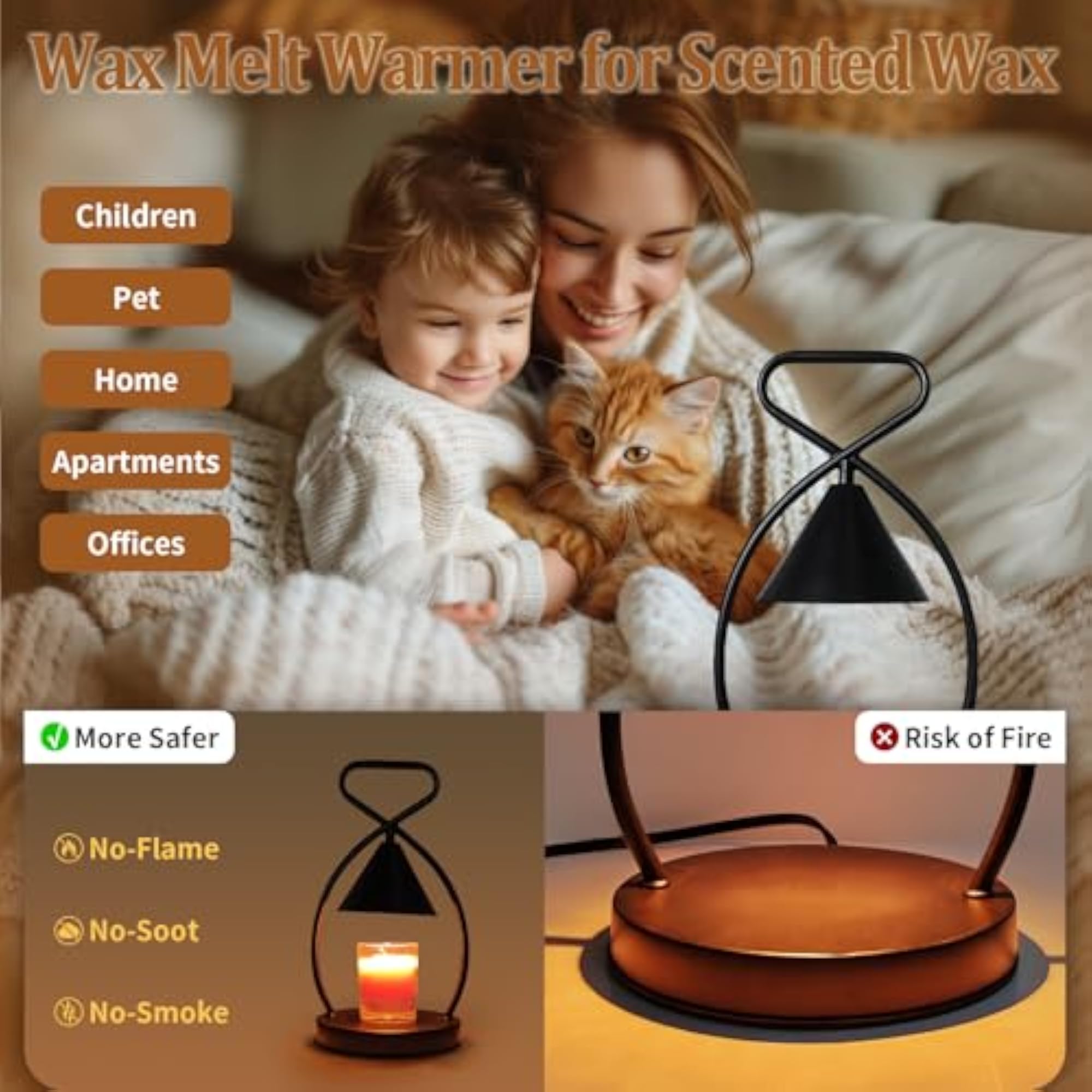 Candle Warmer Lamp for Home Decor