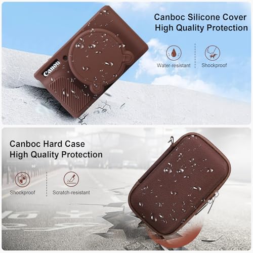 Funda rígida y silicona para Canon PowerShot SX740 y SX730 miniatura 3
