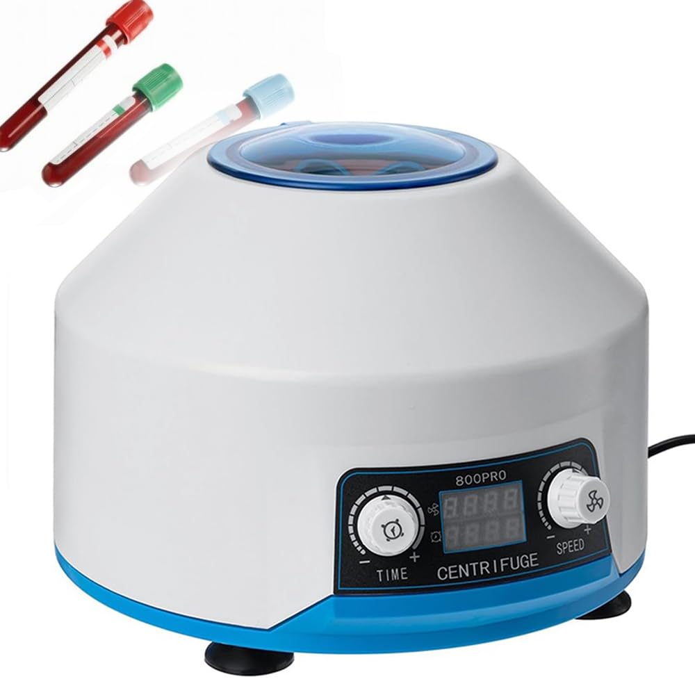 Mavdecll Benchtop Microcentrifuge, Plasma Centrifuge Machine For 15Ml*6 Tubes, 0-4000Rpm Low Speed Centrifuge Machine, 0-100Min Timing, For Laboratory Liquid Separation