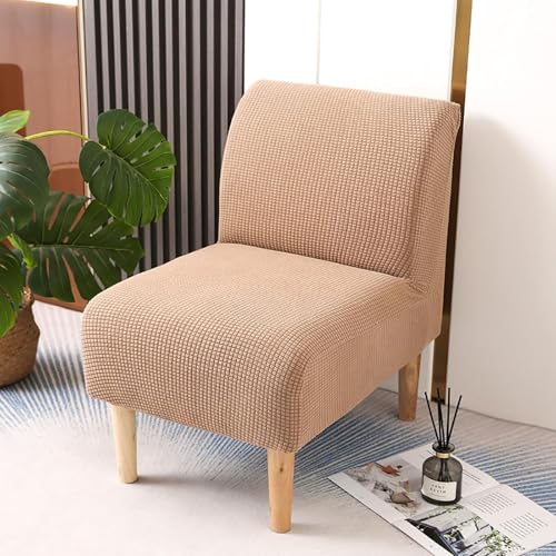 Fundas elásticas para sillas sin brazos protectoras lavables gris oscuro 3