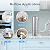 RUN.SE Countertop Filtration System, 304 Food-Grade Stainless Steel,8000 Gallons Alkaline Water Filter, Reduces 99% of Chlorine, Heavy Metals, Bad Taste (1 Filter Included)