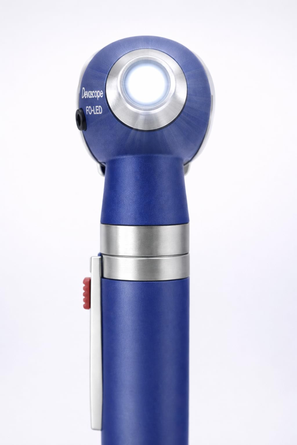 OTOSCOPE MÉDICAL DEVASCOPE – FIBRE OPTIQUE LED 50 000 LUX – LOUPE X3 – AVEC 7 SPÉCULUMS AURICULAIRES – DISPOSITIF MÉDICAL CLASSE I – DEVASET (Bleu)