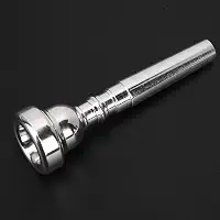 Acouto Bocal para Trompete 7C Bocal para Trompete Prata Acessórios para Instrumentos Musicais para Iniciantes que Economizam Trabalho 7C para Bb Instrumentos Musicais/ (Prata)