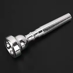 Acouto Bocal para Trompete 7C Bocal para Trompete Prata Acessórios para Instrumentos Musicais para Iniciantes que Economizam Trabalho 7C para Bb Instrumentos Musicais/ (Prata)