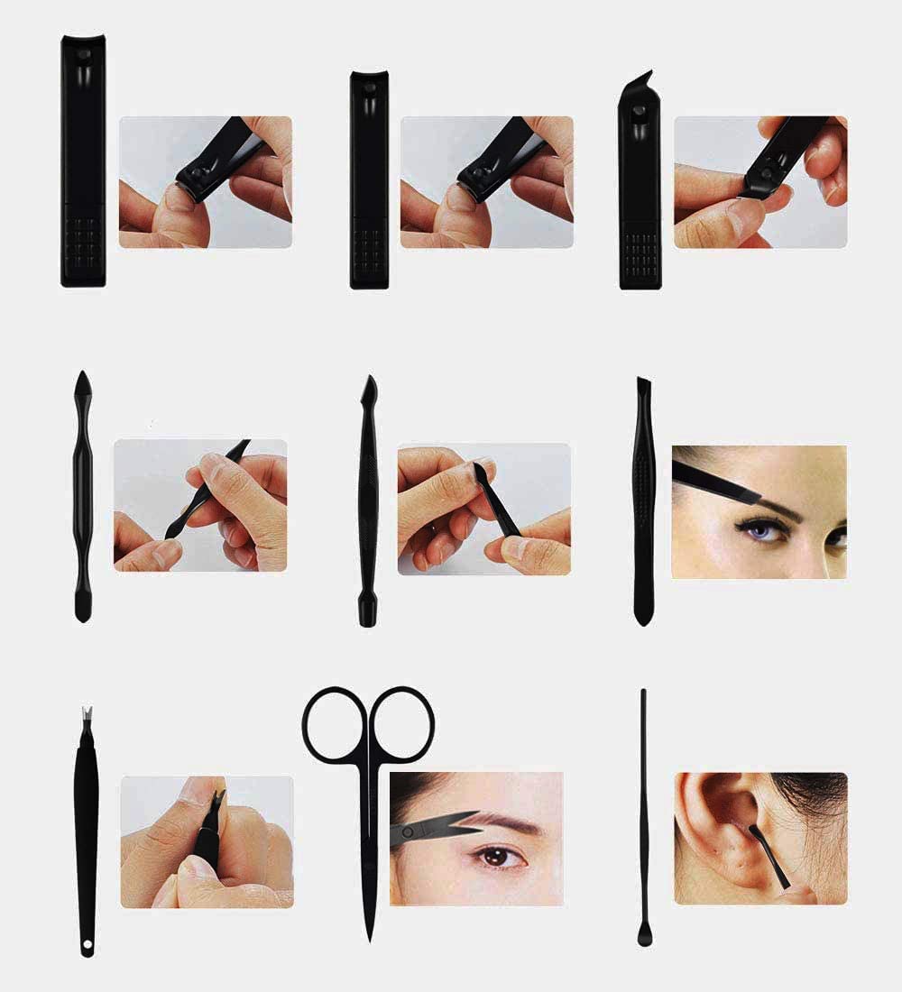 Obcinacz do paznokci, zestaw do pedicure, obcinacz do paznokci, pilnik do paznokci ze stali nierdzewnej, ostre nożyczki do paznokci i obcinacz do manicure, zestaw do pedicure, paznokcie i paznokcie u