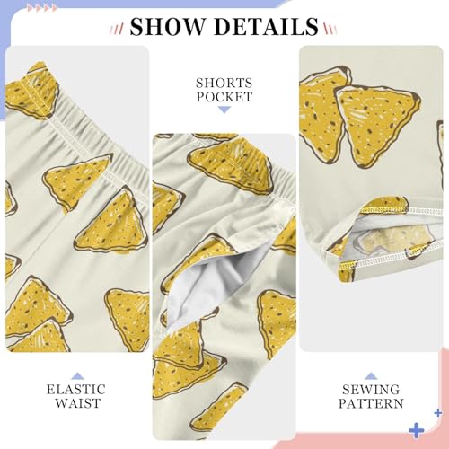 Pajamas Pants Soft Tortilla Chips Long Sleep Pjs Lounge Pajama Bottoms Elastic Waist with Pockets4