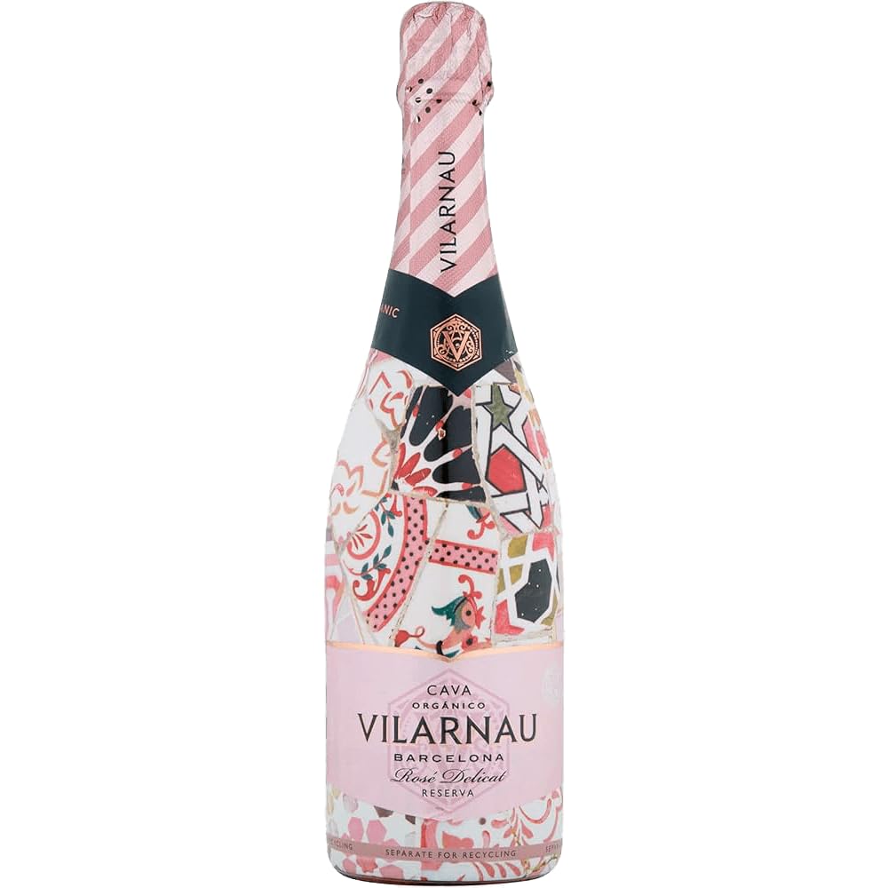 Vilarnau Brut Rosé Reserva - D.O. Cava - Orgánico - 750 ml, El embalaje puede variar
